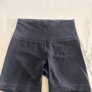 Lululemon Athletica Black Bike Shorts Streamlined Design